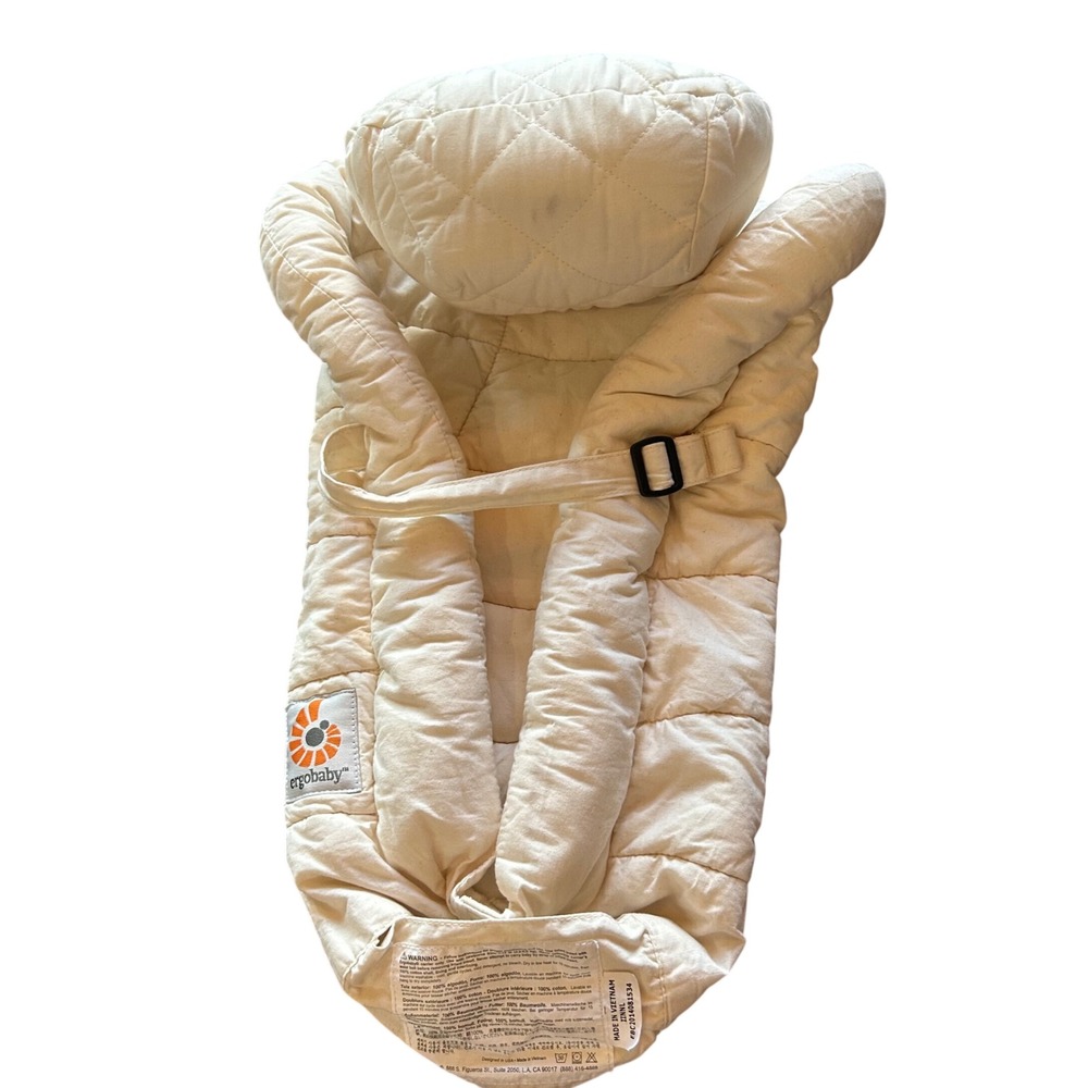 Ergobaby Infant Insert Unisex Cream Quilted Cotton Support Pillow